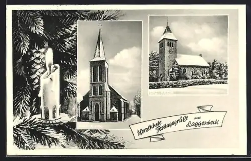 AK Laggenbeck, Evangelische Kirche, katholische Kirche