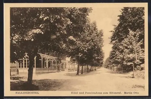 AK Fallingbostel, Hotel und Pensionshaus zum Böhmetal, Bes. Martin Otto