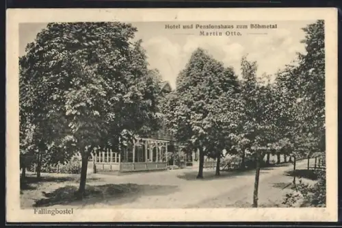 AK Fallingbostel, Hotel und Pensionshaus zum Böhmetal, Bes. Martin Otto