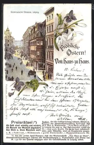 Lithographie Leipzig, Grimmaische Strasse