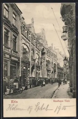 AK Köln, Kaufhaus Tietz in der Hohe Strasse