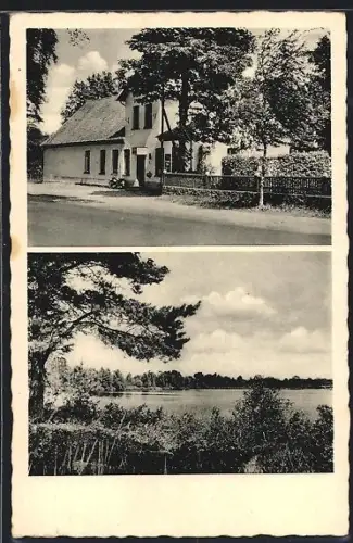 AK Ebbingen b. Walsrode, Gasthaus zum Grundlosen See, Inh. W. Kröger