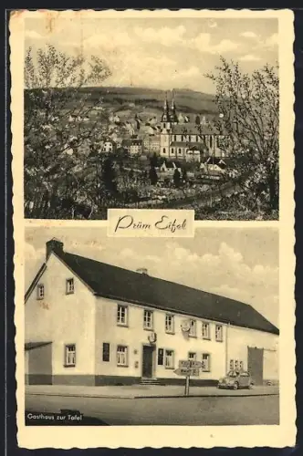AK Prüm Eifel, Gasthaus zur Tafel, Bes. Michael Frauenkron