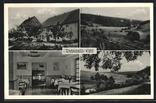 AK Desserath /Eifel, Gasthaus Haus Anny, Bes. Meier u. Jost
