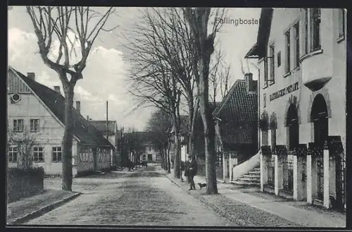 AK Fallingbostel, Gasthof, Partie am Kaiserlichem Postamt