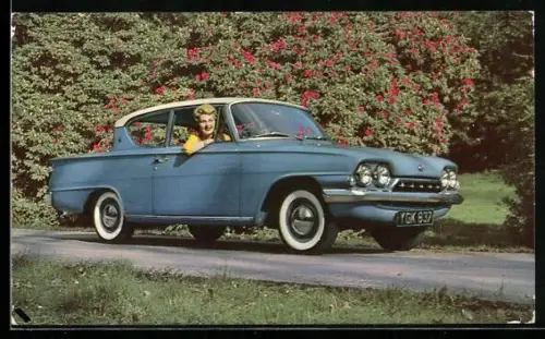 AK Auto Ford Consul Classic mit Dame am Steuer