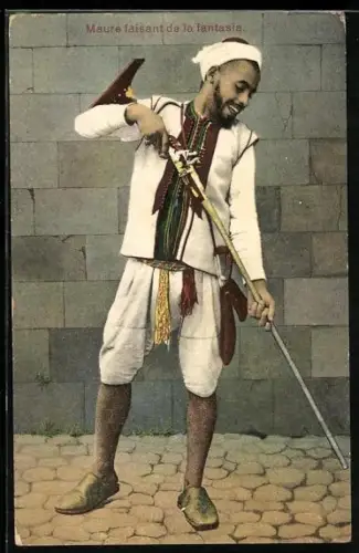 AK Maure laisant de la fantasia