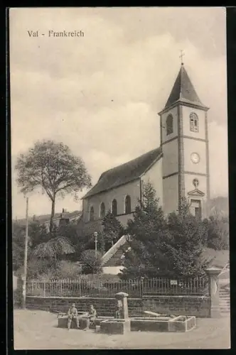 AK Val, Blick zur Kirche