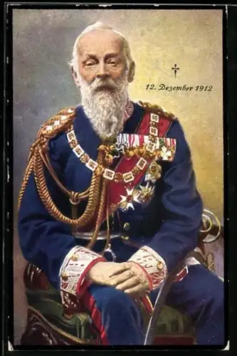 AK Prinzregent Luitpold von Bayern in Uniform
