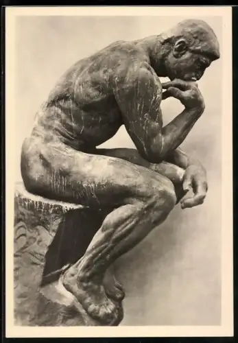 AK Skulptur der Denker von A. Rodin