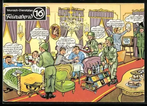 AK Wunschdienstplan bei der Bundeswehr, Feierabend 16