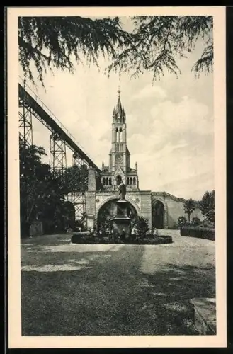 AK Città del Vaticano, Giardini, Grotta di Lourdes