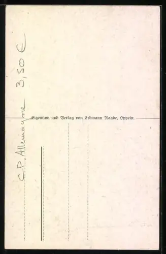 Künstler-AK Gustav Raabe: Oppeln, Rathaus