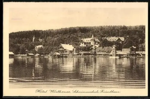 AK Klagenfurt, Hotel Wörthersee und Schwimmschule Freienthurn