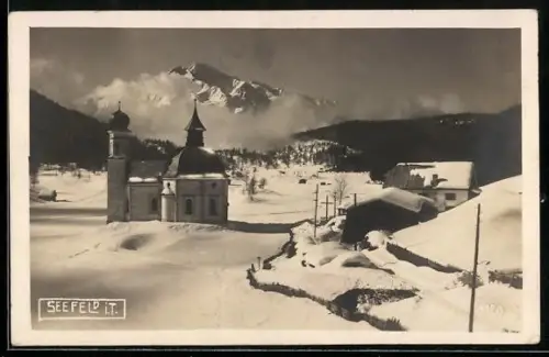 AK Seefeld i. T., Partie an der Seekapelle