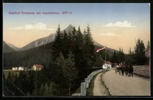 AK Fernpass, Gasthof mit Dependance