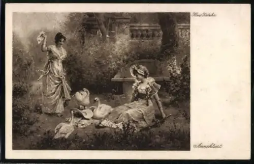 Künstler-AK Hans Zatzka: Annektiert