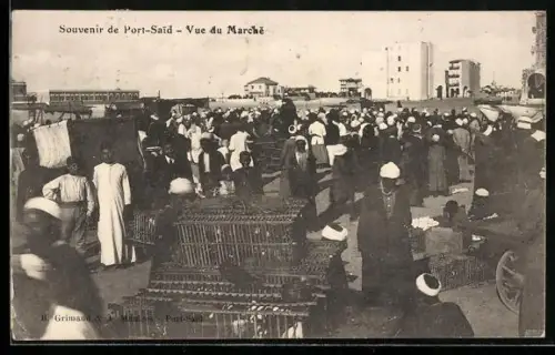 AK Port-Said, Vue du Marche