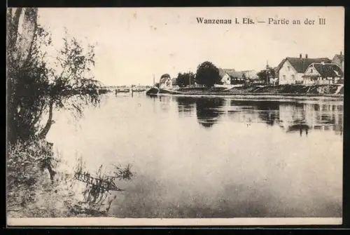 AK Wanzenau i. E., Partie an der Ill