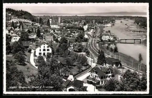 AK Rheineck, Ortspartie am Rhein