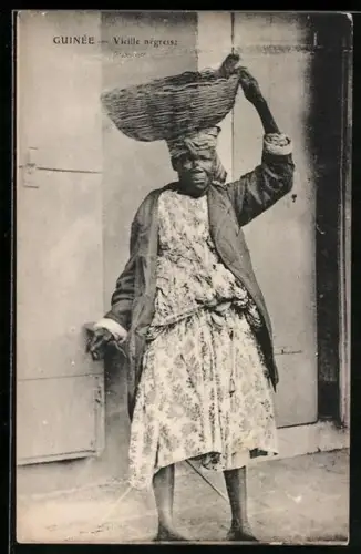 AK Sénégal Vieille négresse, afrikanische Volkstypen