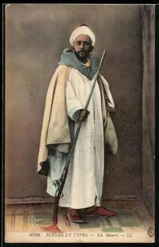 AK Maroc, Un Maure, Marokkaner mit Gewehr
