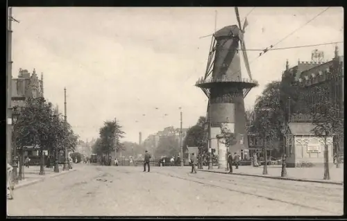 AK Rotterdam, Molen de Hoop op de Coolvest, Windmühle