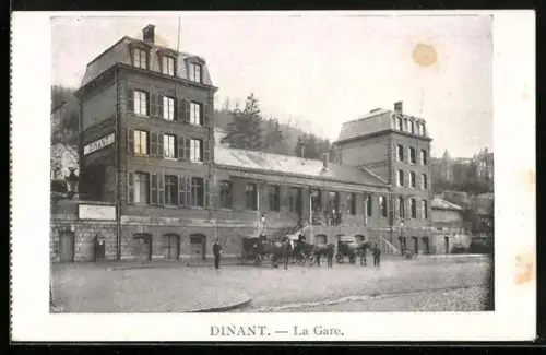 AK Dinant, La Gare, Bahnhof