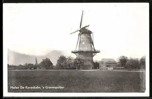 AK `s Gravenpolder, Molen De Korenhalm, Windmühle