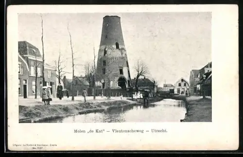 AK Utrecht, Molen de Kat, Vleutenscheweg, Windmühle