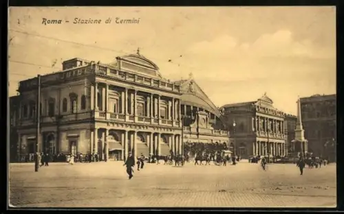 AK Roma, Stazione di Termini, Bahnhof