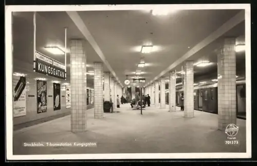 AK Stockholm, T-banestation Kungsgaton, U-Bahn-Station