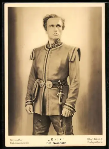 AK Bayreuth, Bayreuther Bühnenfestspiele, Set Svanholms als Erik