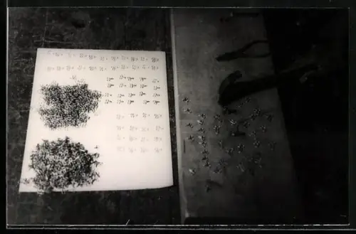 Foto-AK Brazzaville, Service de l`intendance de L`A.F.L., Atelier à bois et à fer