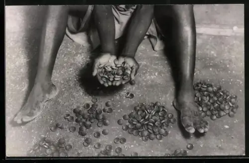 Foto-AK Brazzaville, Service de l`intendance de L`A.F.L., Atelier à bois et à fer