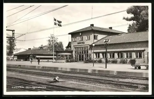 AK Ludvika, Järnvägsstationen