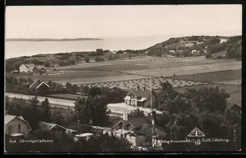 AK Asa, Järnvägsstationen