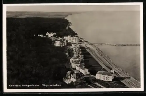 AK Heiligendamm, Fliegeraufnahme, Kurhaus, Grand-Hotel, Villen