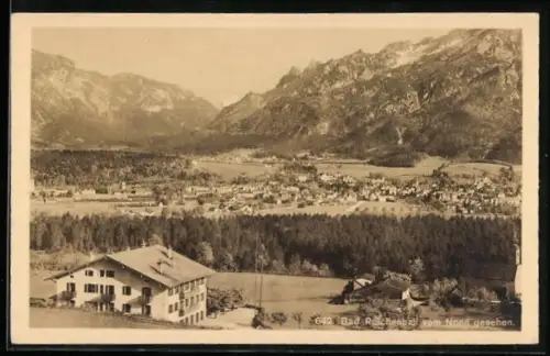 AK Bad Reichenhall, Ort vom Nonner Berg gesehen