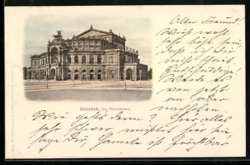 AK Dresden, Königliches Hoftheater