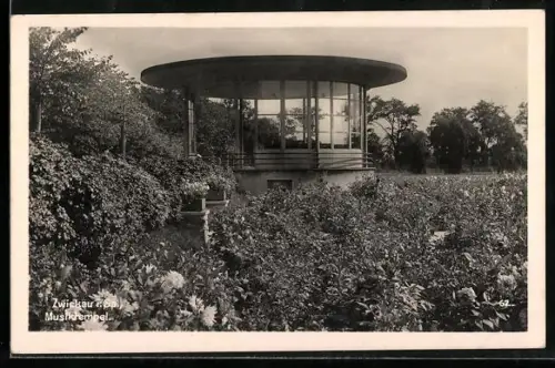 AK Zwickau, Blumen am Musiktempel