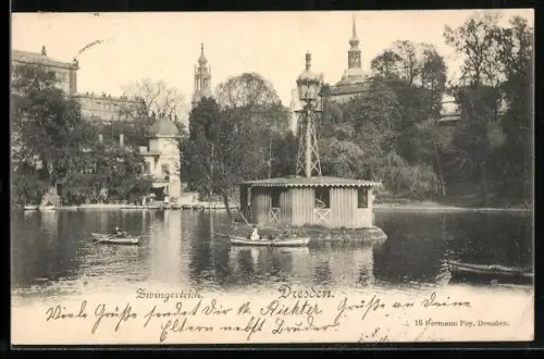 AK Dresden, Zwingerteich