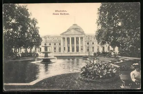 AK Wiesbaden, Neues Kurhaus