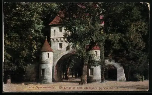 AK Lehe-Speckenbüttel, Eingangstor zum Stadtpark Speckenbüttel