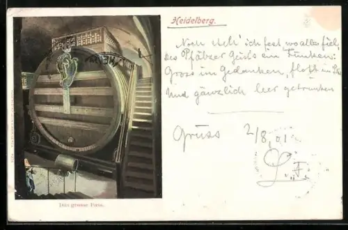 Lithographie Heidelberg, Das grosse Fass