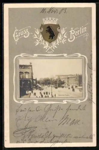 Präge-AK Berlin, Unter den Linden, Wappen