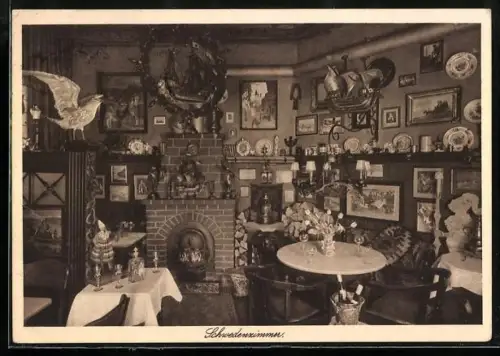 AK Berlin-Steglitz, Restaurant Zum Alten Schweden, Grunewaldstrasse, Schwedenzimmer