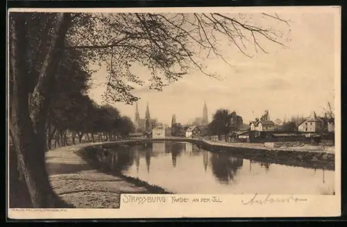 AK Strassburg, Partie an der Ill