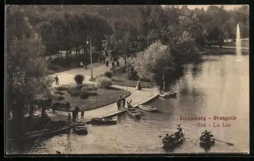 AK Strassburg, Orangerie et le Lac