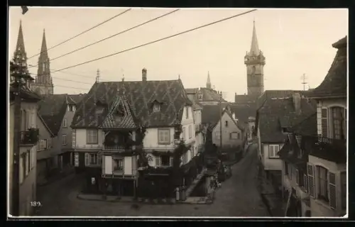 AK Obernai, Bifurcation de route à l`Etoile et Maison Hoffmann